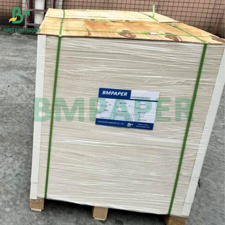 200 - 365g CKB Folding Carton White Coated Kraft Paper Board For Cake Boxes