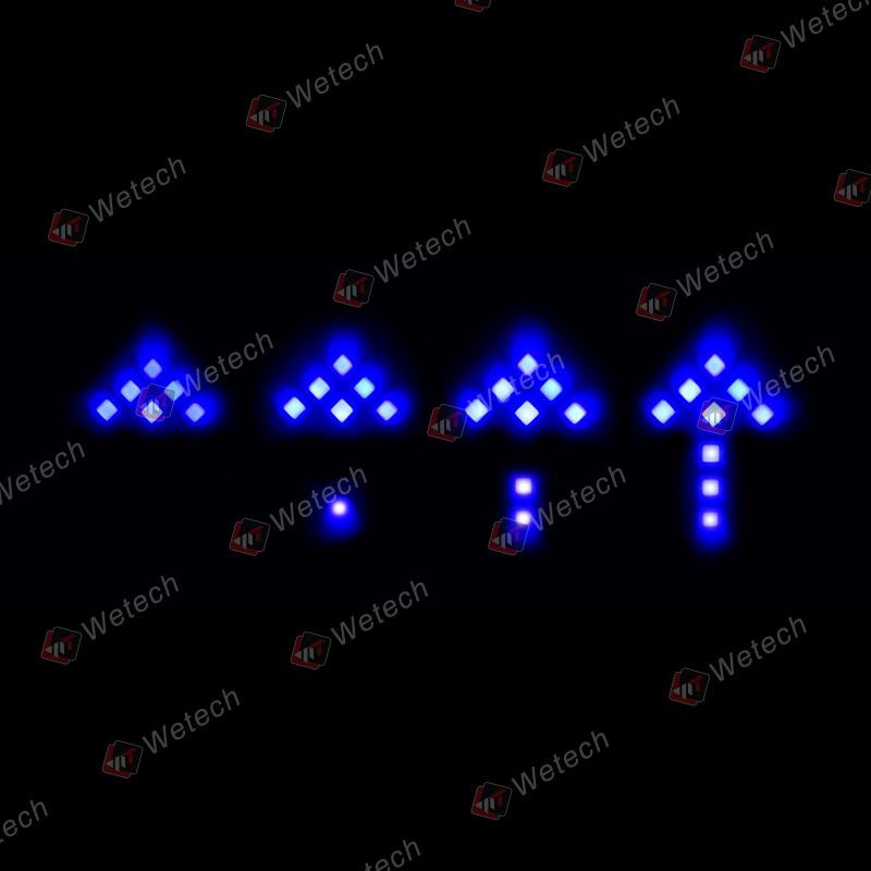 Dynamic Red Arrow Flashing Light Safety Warning Light Warning Light Forklift Light