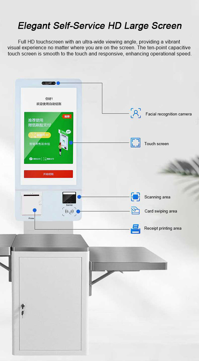 Compact Self-Ordering Kiosk with Facial Recognition for Personalized Experiences