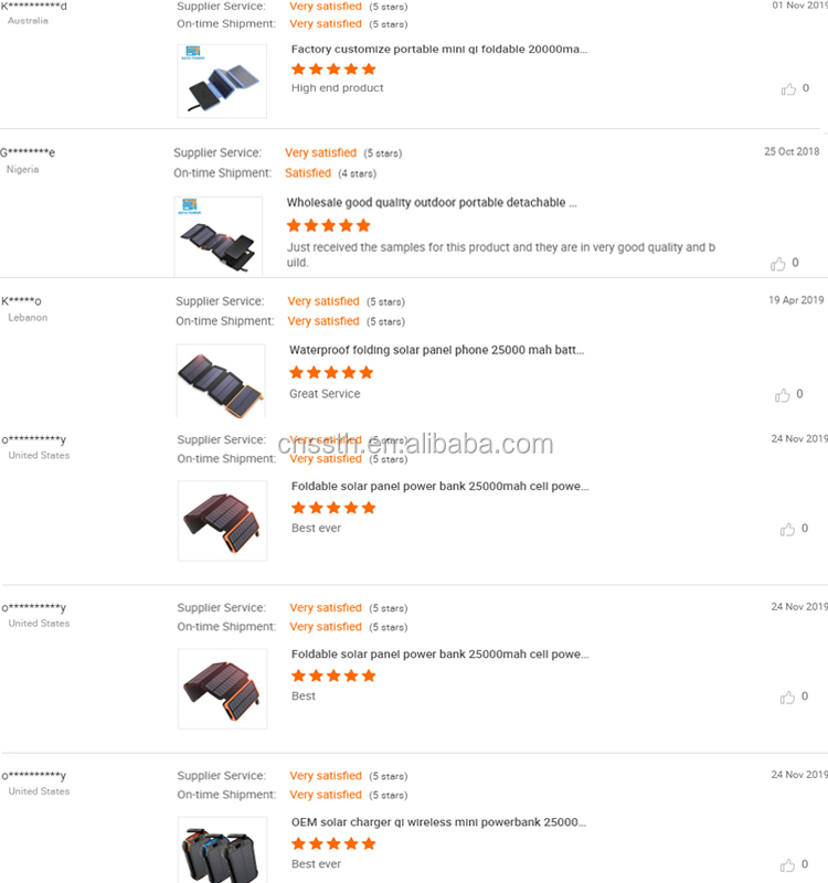 Fast Charging Wireless Solar Power Battery Bank 30000mAh High Capacity
