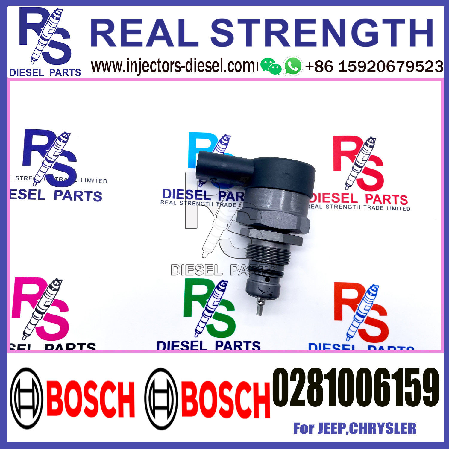 BOSCH Control Valve 0281006159 DRV Regulator Solenoid 0281006159 for JEEP,CHRYSLER