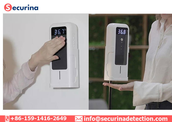 680g Net Weight Body Temperature Screening Hand Sanitizer Dispenser for Preventing COVID-19 Cross Infection