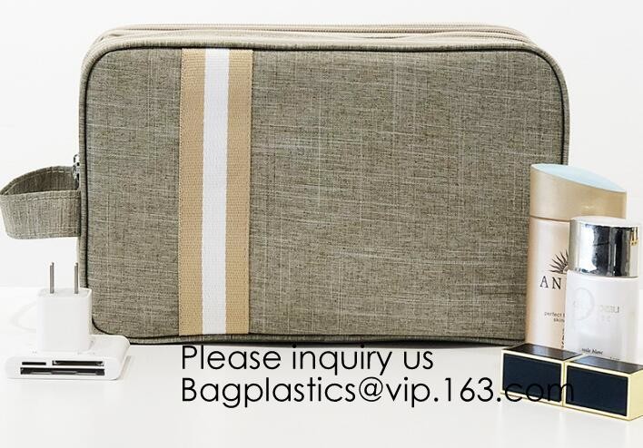 PU Cosmetic Bag Custom Canvas Luxury Makeup Cosmetic Bag Polyester Makeup Bag,Metal Zipper Blank Canvas Cotton Makeup Co