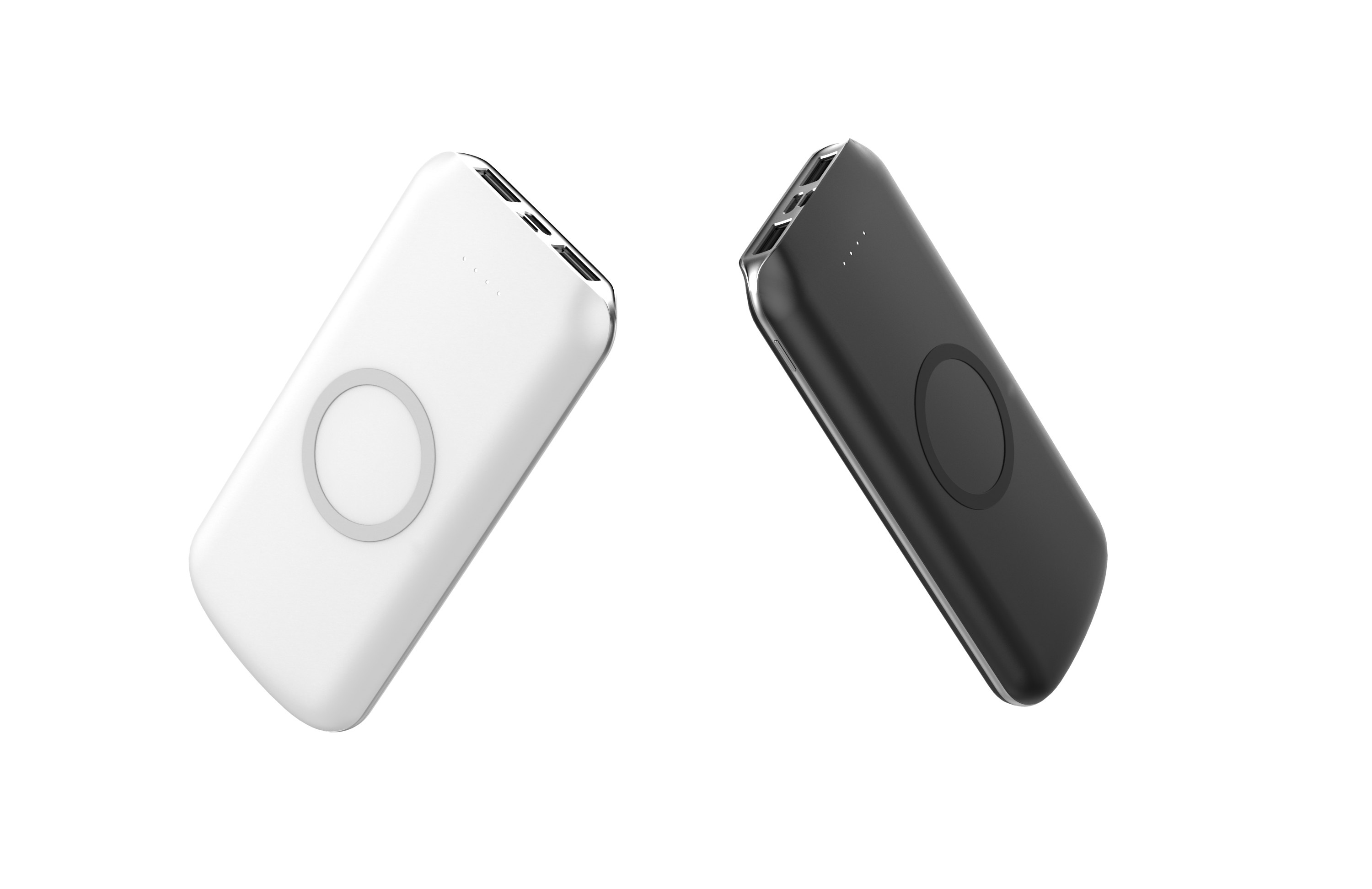 WIRELESS POWERBANK Qi Power Bank,Portable Power Bank Charger QI Wireless Charge 2 INPUT 2 OUTPUT+WIRELESS CHARGER