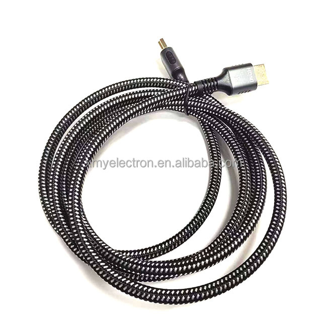 High Speed 4K 8K UHD Braided Nylon 2.1 HDMI Cable For Ultimate Viewing Experience