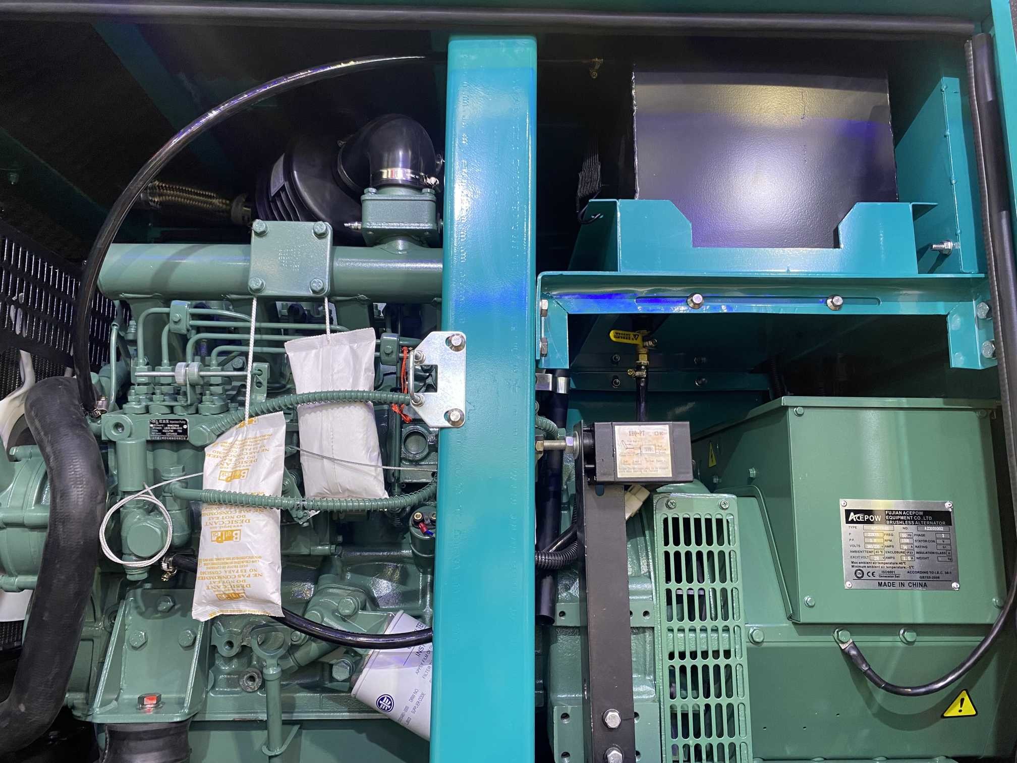 Engine Model Canopy Generator Set 47.5A Rated Current Low Fuel Consumption Easy to Operate