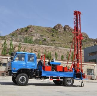 Dth Bore Hole Water Well Drill Rig Truck Mounted 300m Machine Portable
