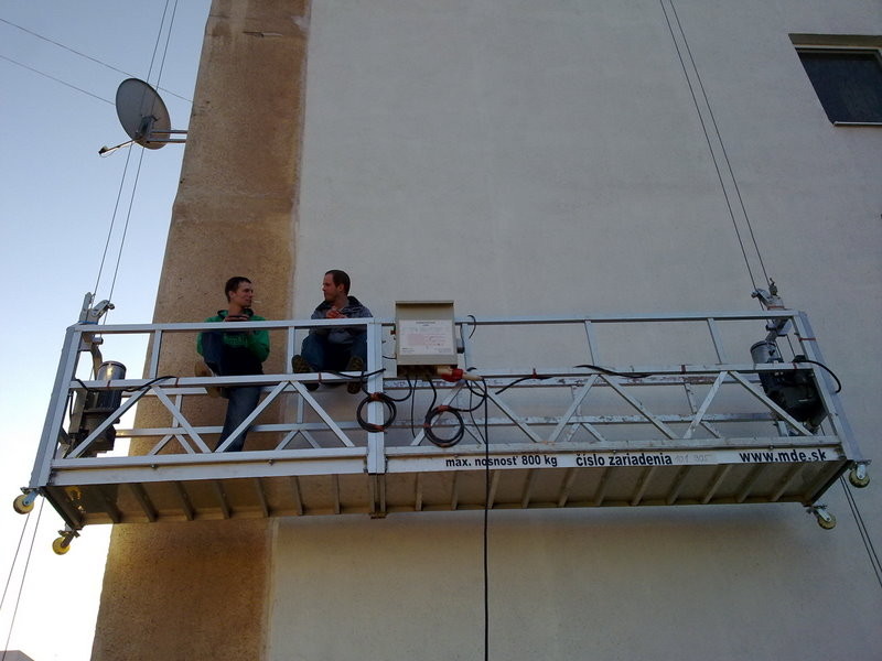 7.5m Length Suspended Working Platform / Adjustable Safety Expediently Construction Elevator