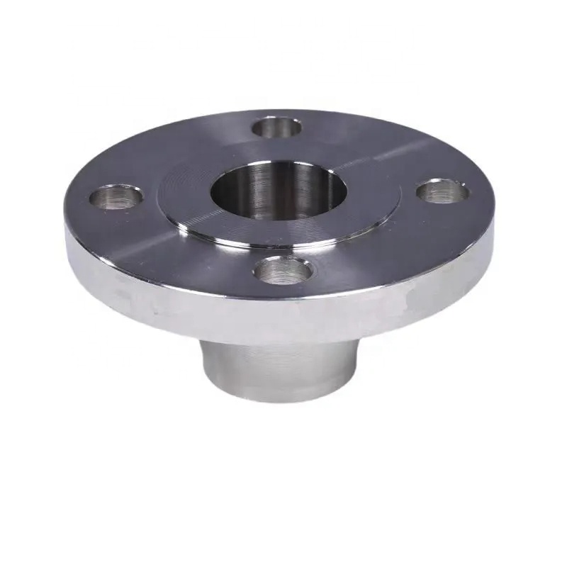ANSI DIN A105 Carbon Steel Plate Flat Face Pipe Slip On Flange WN Flange Forged Silver