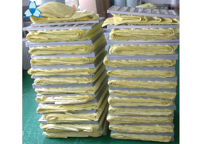 Aluminum Fram Pocket Air Filter 495x495x500 For Second Stage Gas Turbine