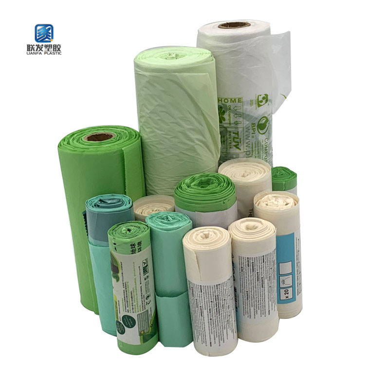Roll Compostable Biodegradable Shopping Bags 3L 30L 240L
