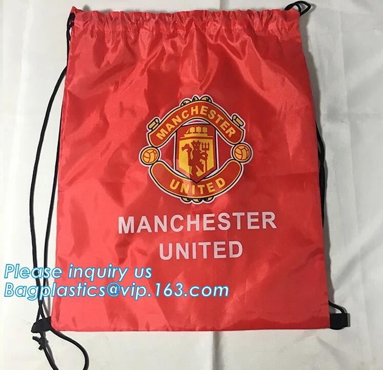Promotion Custom Eco Friendly Sublimation Polyester Folding Shopping Bag,Promotional Sports Gym Sack Polyester Drawstrin