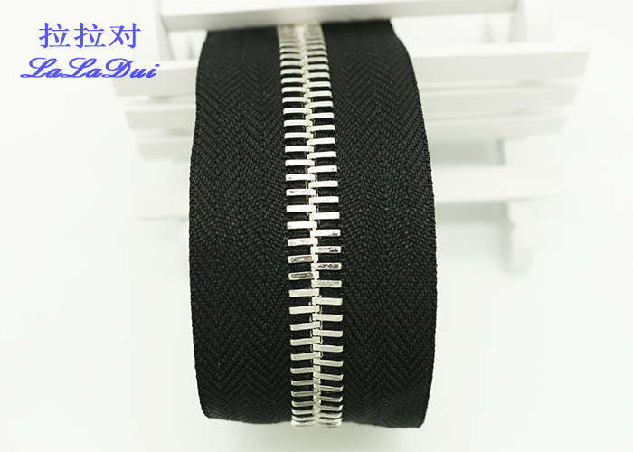 Close End Large Gold Zipper 9607110000 , Antique Brass Extra Wide Zippers Polyester Tape