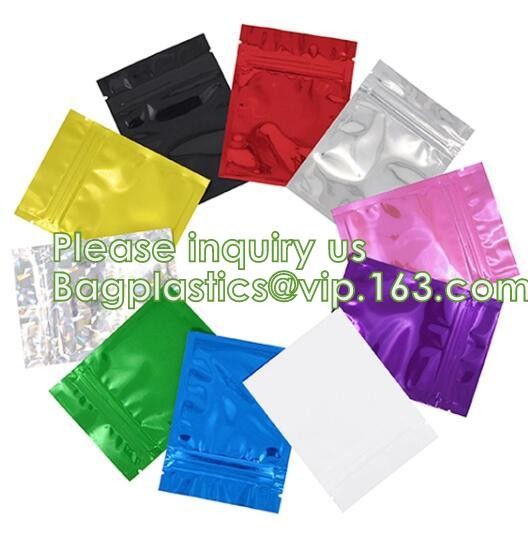 Laser Holographic Material Printed Heat Seal Aluminum Foil Packing Plastic Bag With k For Small Stuff 10g 5g