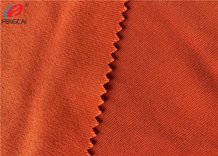 Plain Dyed Polyester Tricot Knit Fabric , Mercerized Plain Cloth For Garment