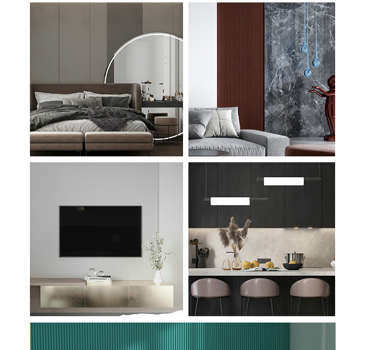 Co Extruded Wood Plastic Composite PVC Wall Panels 15mm
