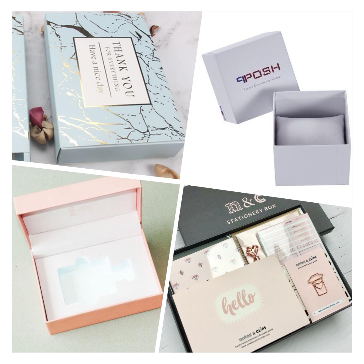 Double-sided white cardboard