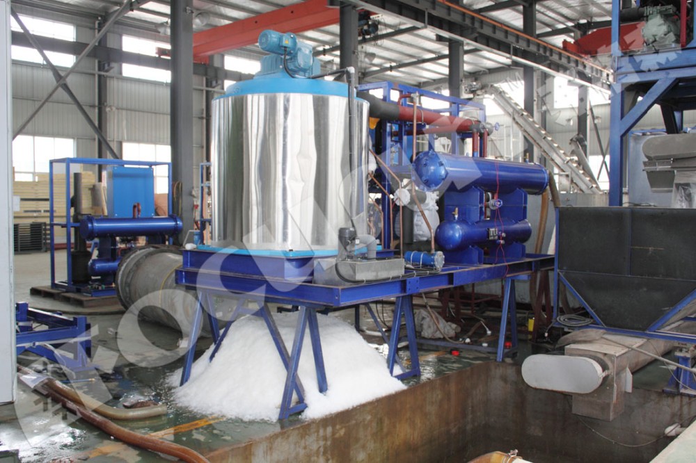 120.3KW Power 380V Voltage 15 Ton Direct Block Ice Machine for Big Ice Production Needs