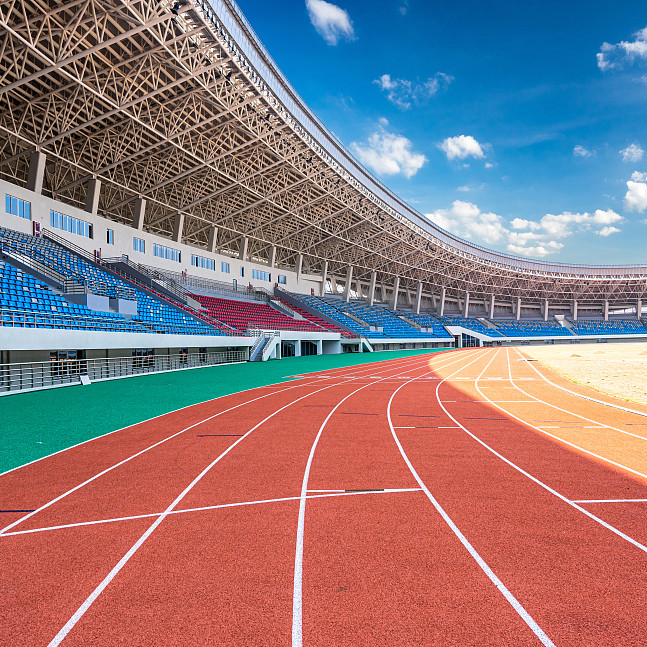 IAAF Standard Stadium Athletic Synthetic Jogging Track Non-Toxic