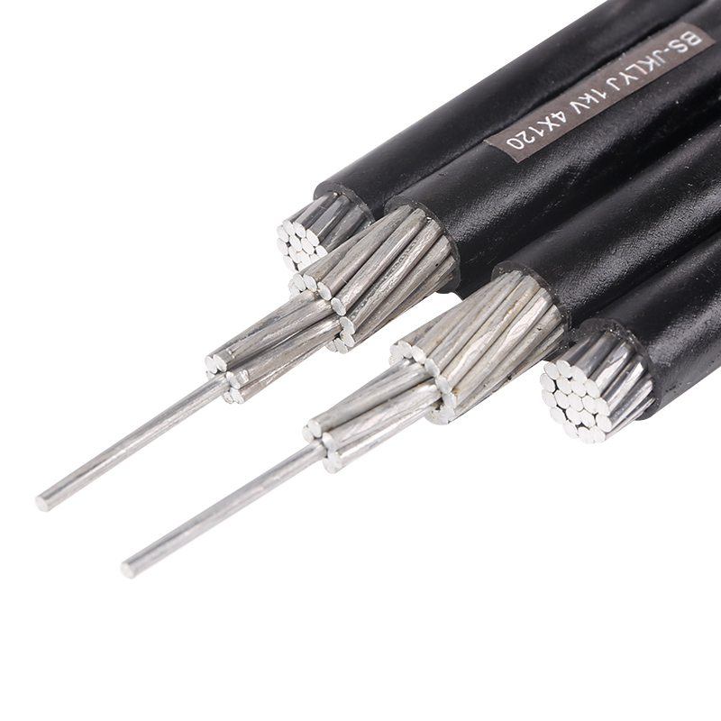 PE/XLPE/PVC Aluminum Conductor Insulation Electric Power Twisted Electrical Overhead ABC Cable