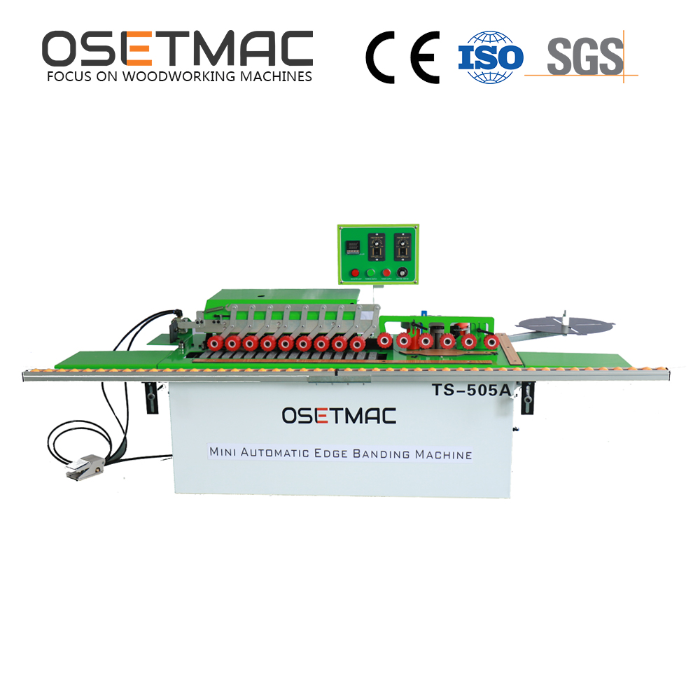 Manual Edge Banding Machine TS-505A with 7.4KW Power and 2.4KW Gluing Pot Heating Power