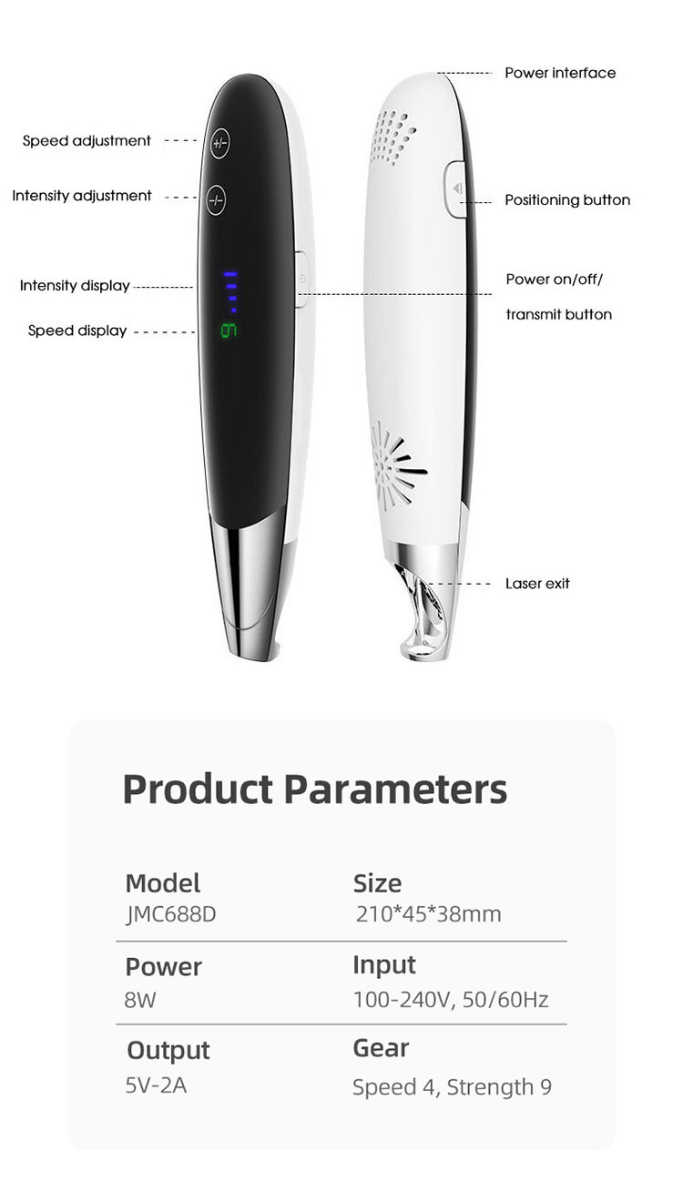 Led Peeling 100 - 240V 9 Gears 8W Picosecond Laser Pen