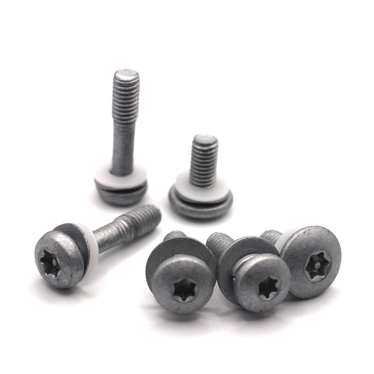 Metric Measurement System Mushroom Round Head Screw with Zinc Plating and Half Thread