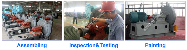 High Temperature Resistance Radial Flow Fan 600 Degrees Celsius
