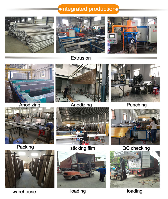 Bright Chrome Aluminium Curved Tile Trim Manufacturing