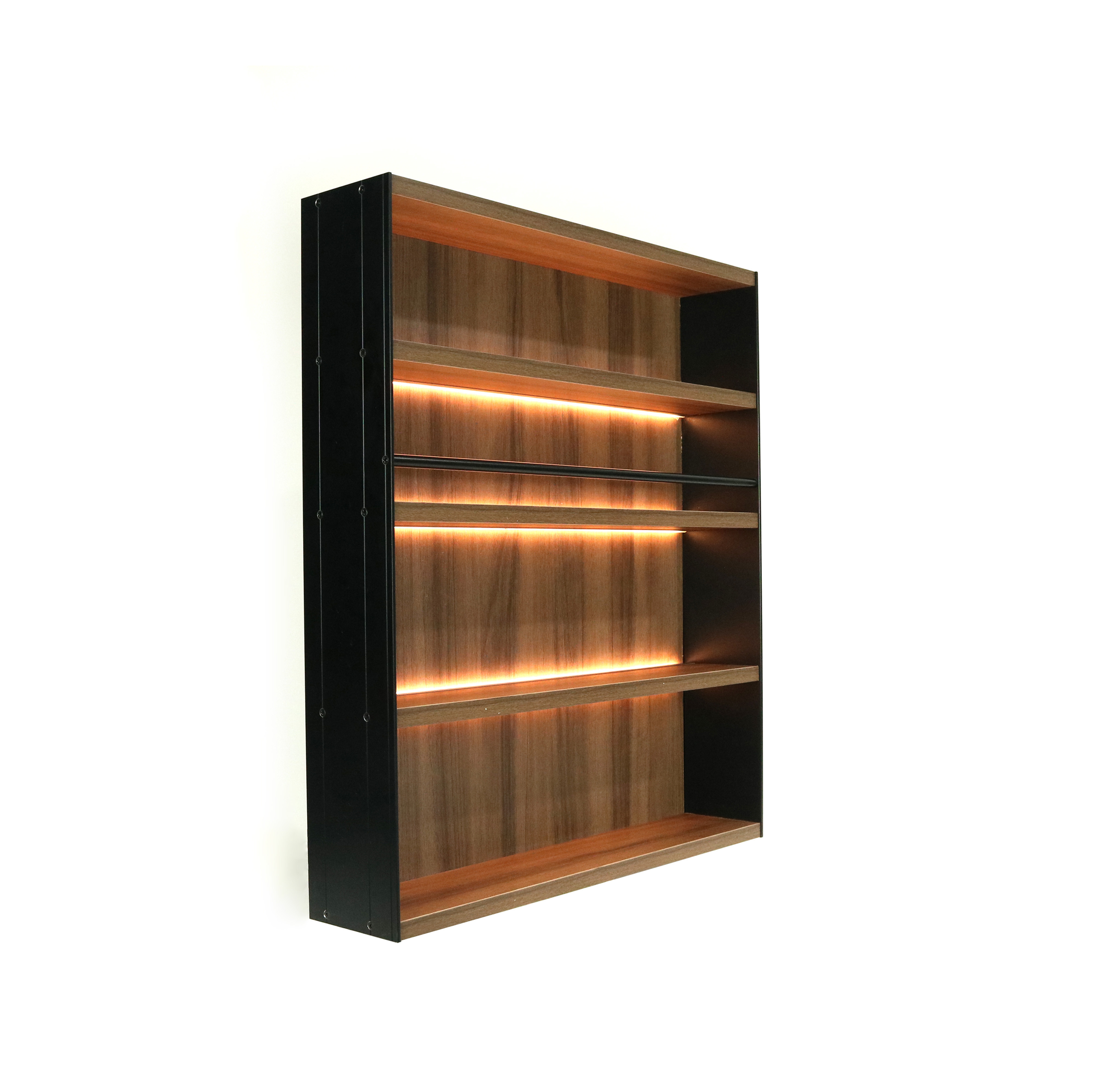 600mm Height Italy Shaker Style Aluminium Display Shelf