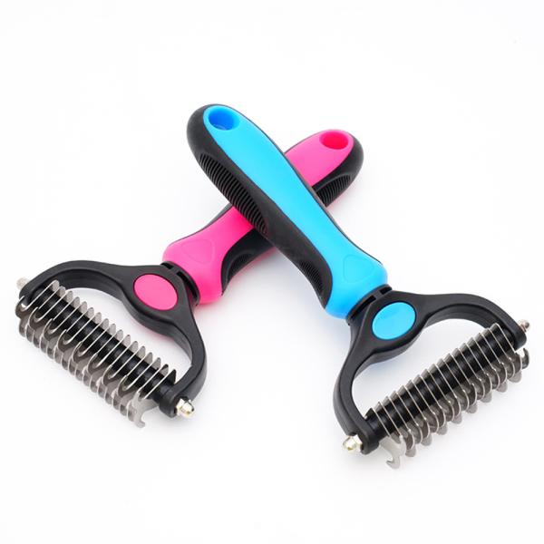 Wholesale Pet Double Sided Knotting Hair Brush Special Grooming Rake Comb For