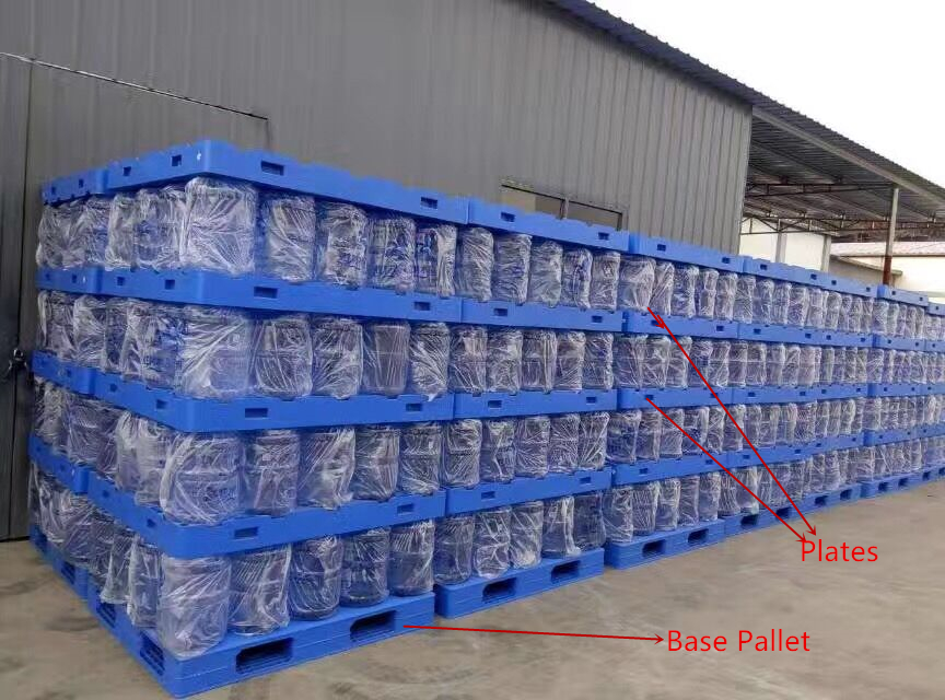 water bottle plastic pallet for gallon water bottle storage transport