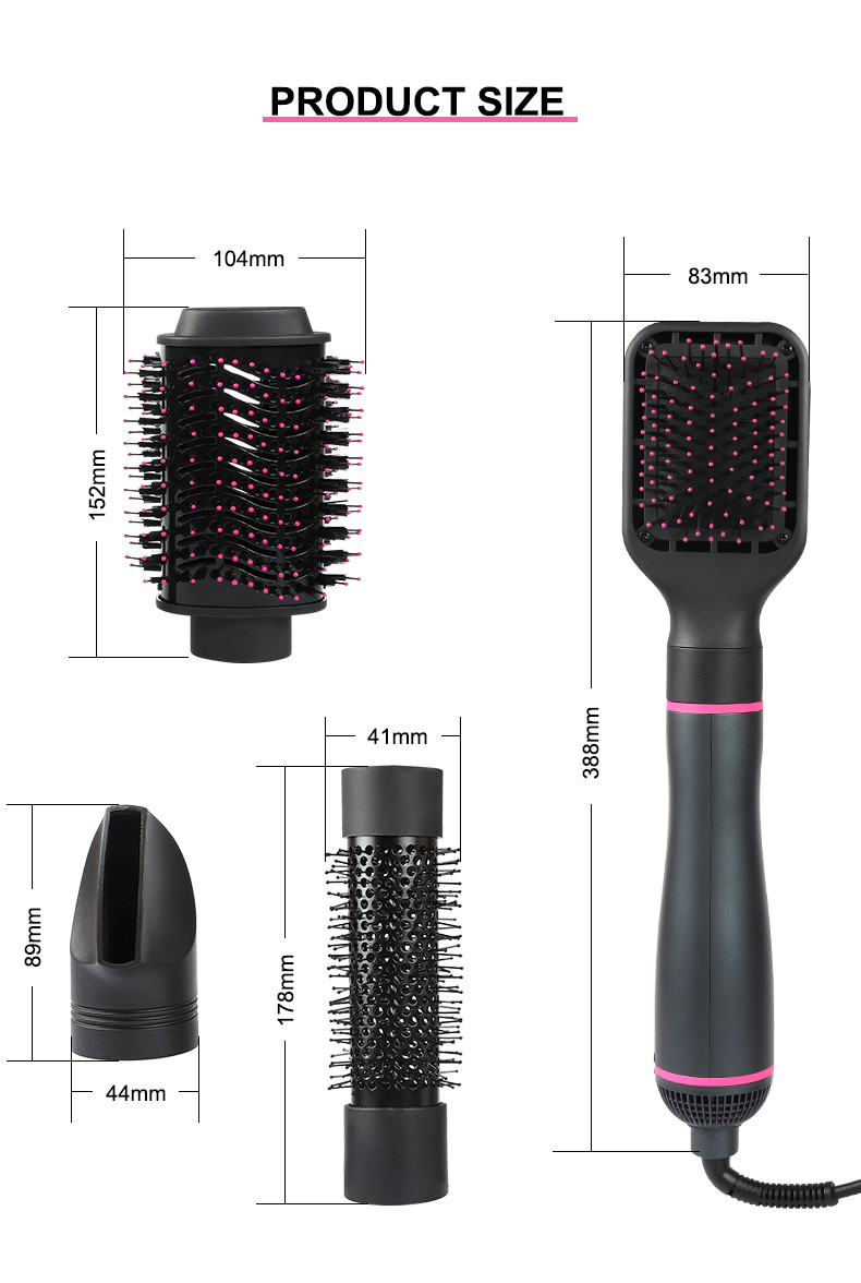 Oem One Step Hair Dryer And Styler Volumizer Ionic 4 In 1 Lightweight