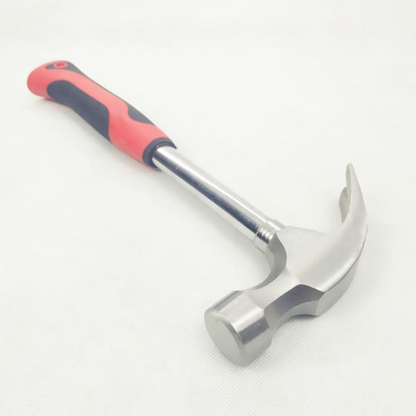 Most Durable 8OZ Claw Hammers With Steel Pipe Handle Standard Forged Carbon Steel As Materials