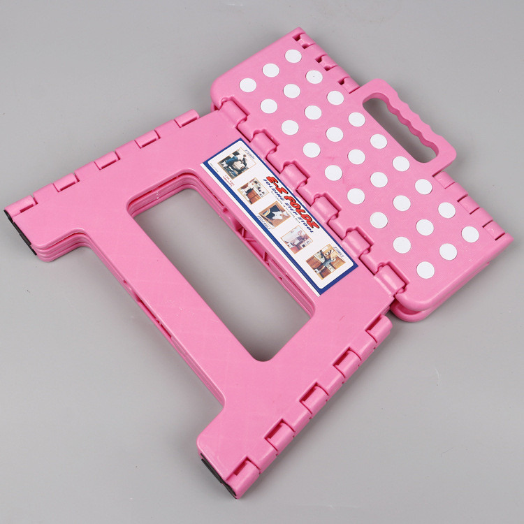 Collapsible Multicolor Portable Plastic Folding Step Stool For Kids And Adults