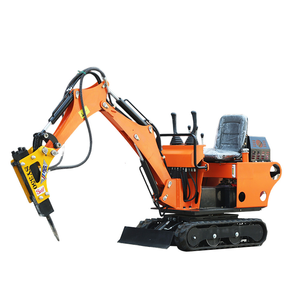 Home Crawler Mini Digger Retractable 0.8 Hydraulic Compact Farm Small Excavator