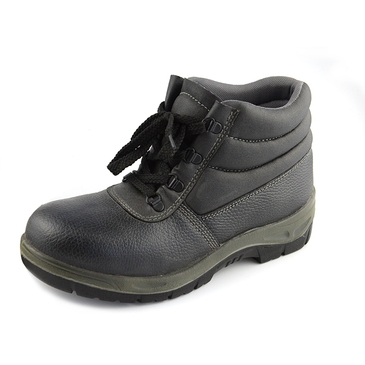 Autumn Season Top Selling Fashion Stitching Leather Safety Boots with EVA Mesh Insole