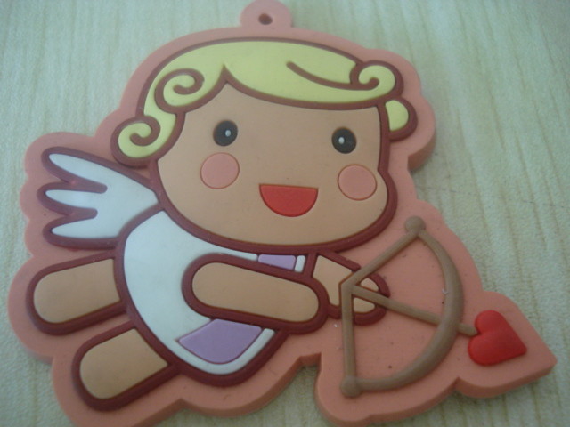 Small Animal Cartoon Shaped Custom PVC Keychains For Kids / Student