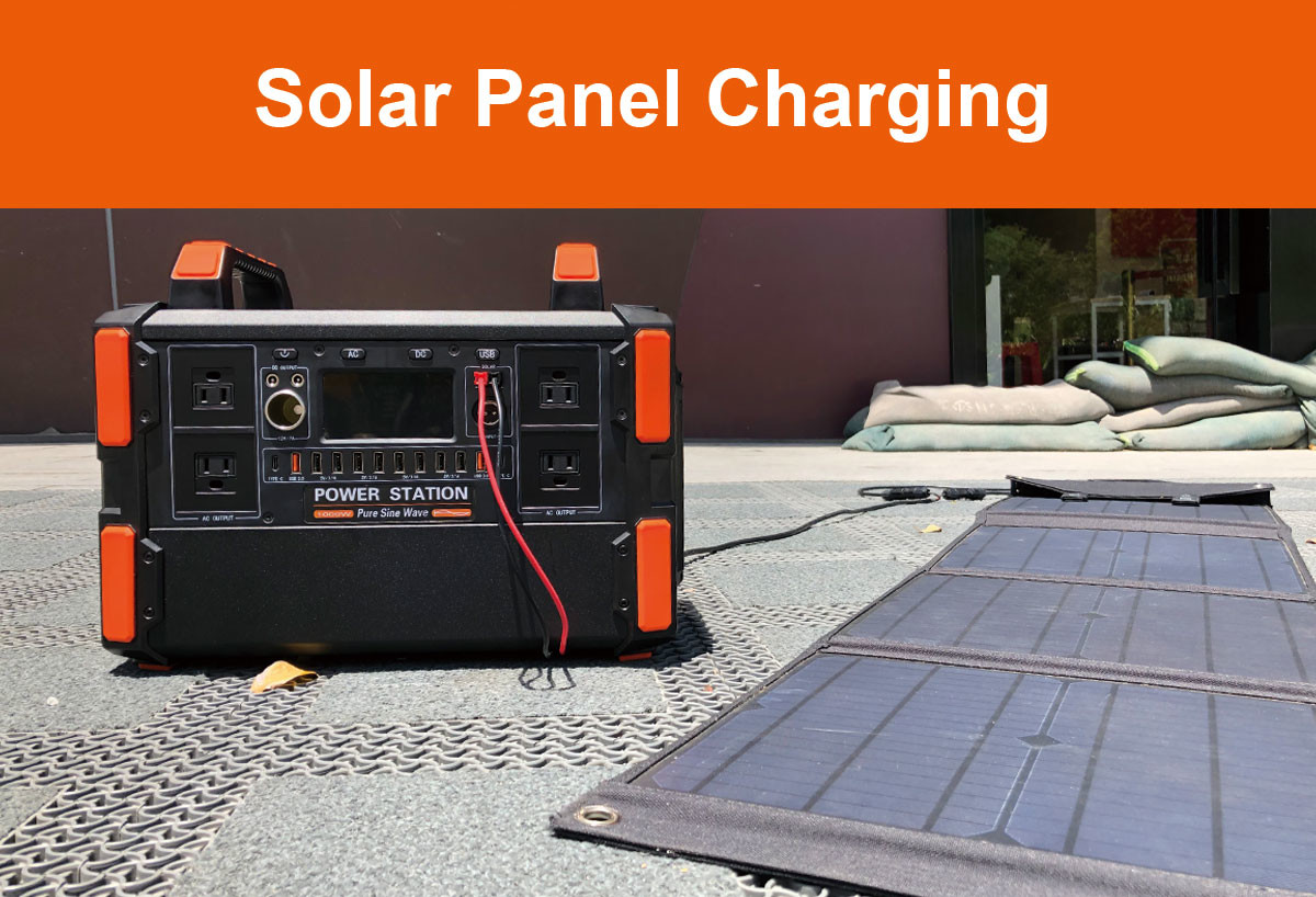 2025 Hot Sale 1200W Powerstation LiFePO4 Battery Bank Mobile Portable Power Station 1000W Solar Generator for Home Power Supply