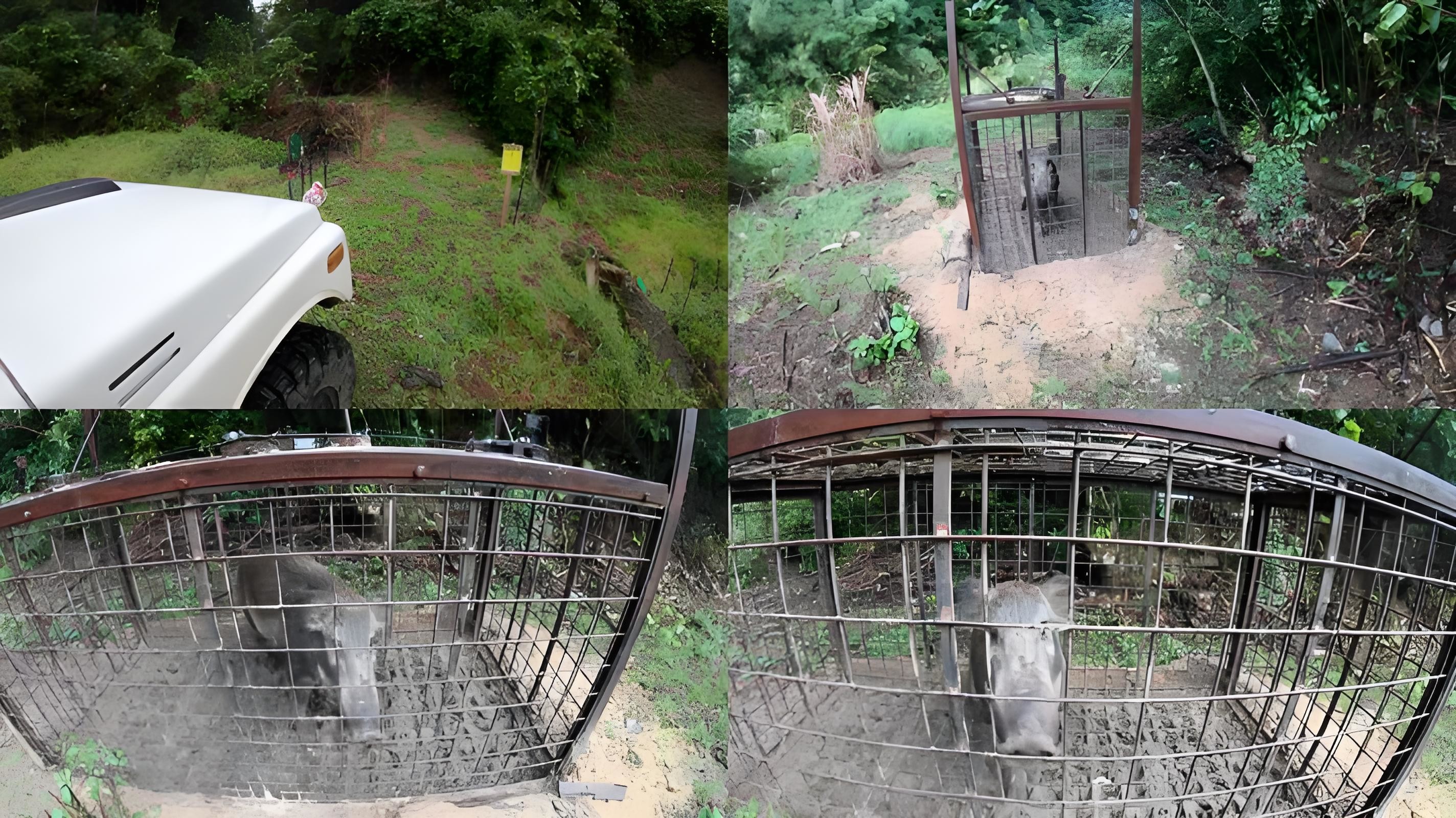 Square Pipe Live Animal Trap Cage Windproof Pest Control Cages