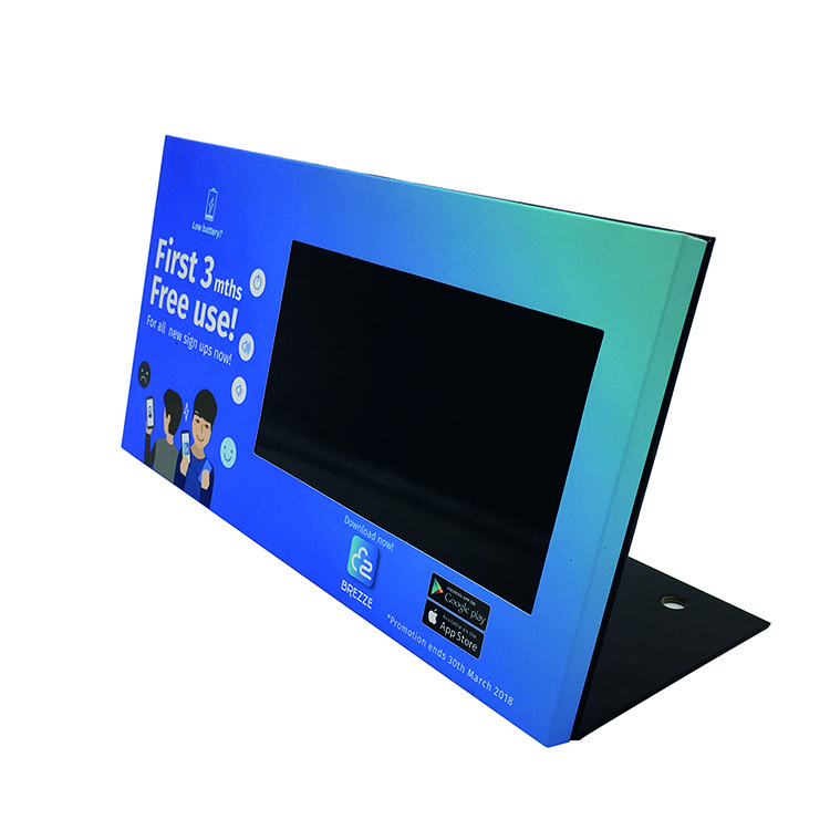 10 inch IPS screen video merchandising display, in store POP point of purchase video display