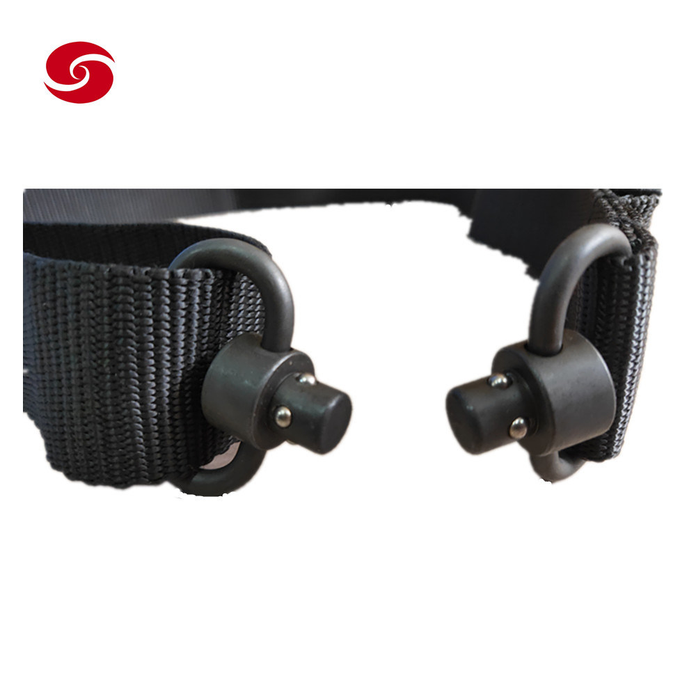 Tactical Nylon Adjustable 2-Point Rfile Gun Sling with Push Button Qd Swivels