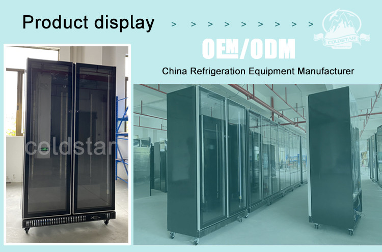 Commercial Upright Beer Bottle Diplay Fridge Beverage Cooler