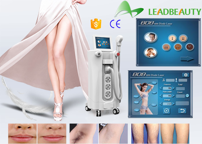 Painless 808nm diode laser longer working time professional big spots 808nm laser diode hair removal machine