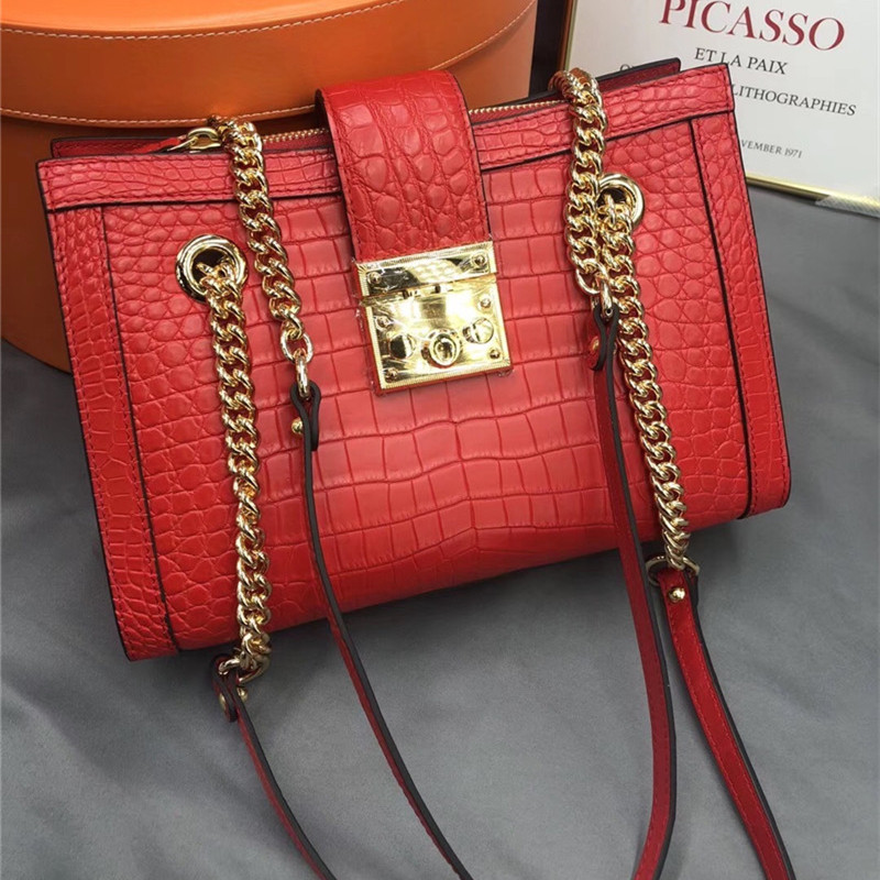 Fancy Genuine Crocodile Belly Skin Female Small Purse Women Flap Bag Exotic Alligator Leather Lady Single Shoulder Bag
