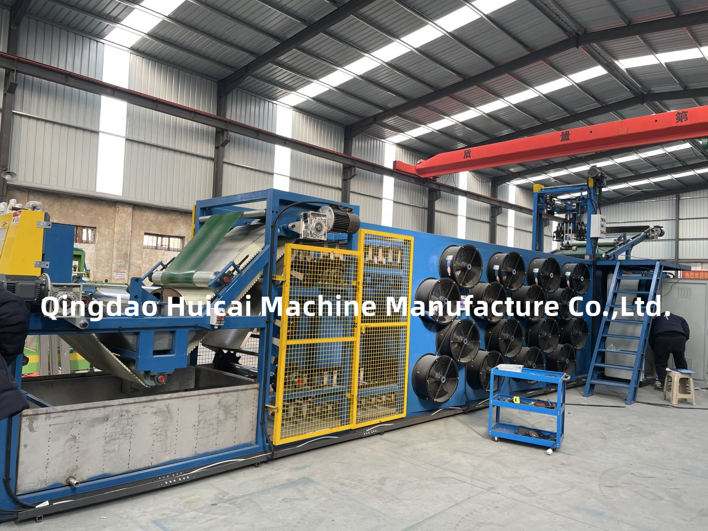 Adjustable Hanging Rod Speed Batch Off Cooler Rubber Sheet Cooling Machine for Results