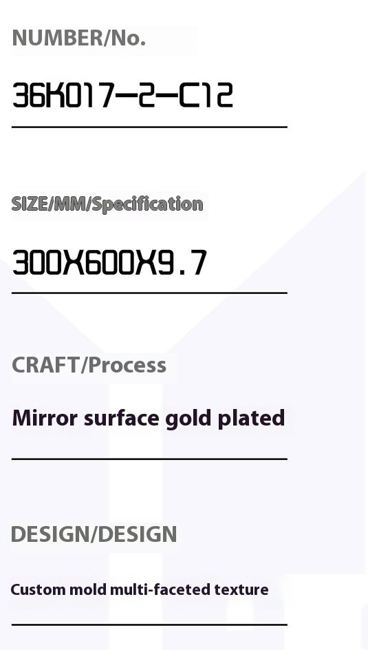 Antibacterial Mirror Surface 30x60cm Indoor Wall Retro Ceramic Tiles For Decor