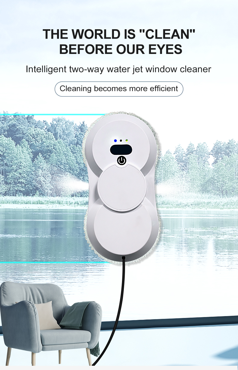 Smart Appliances Window Washing Robot Window Vacuum Cleaner Hutt Window Cleaning Robot Household
