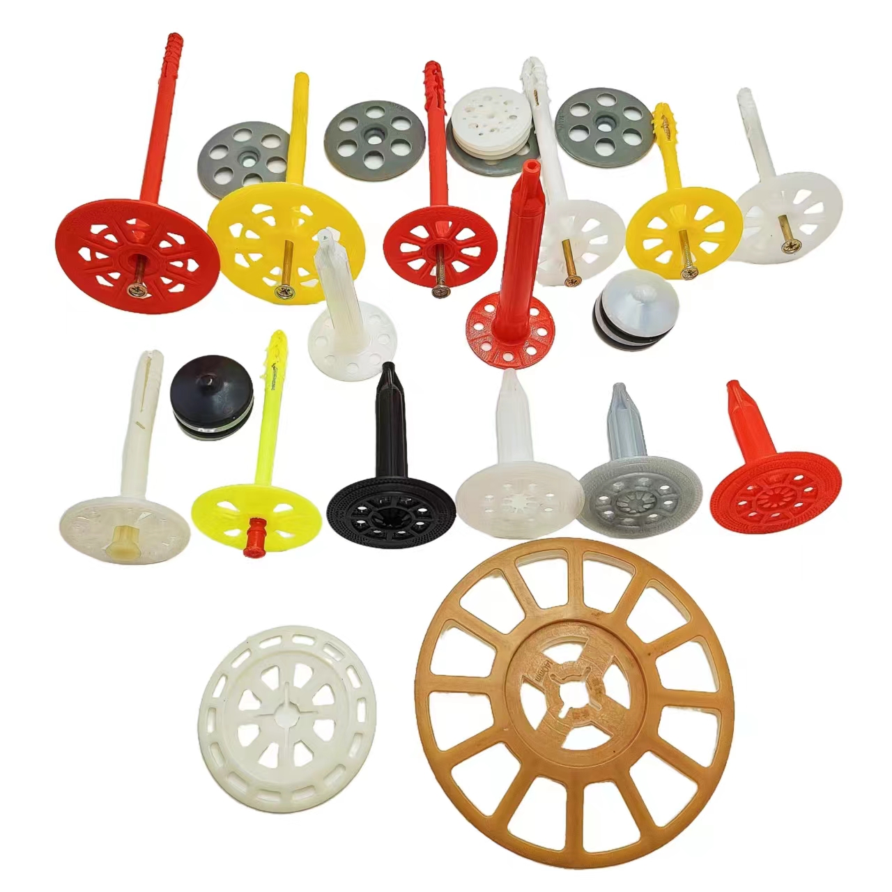 Rock Wool Thermal Insulation Fasteners Fixing Anchor 250mm With Steel Nail