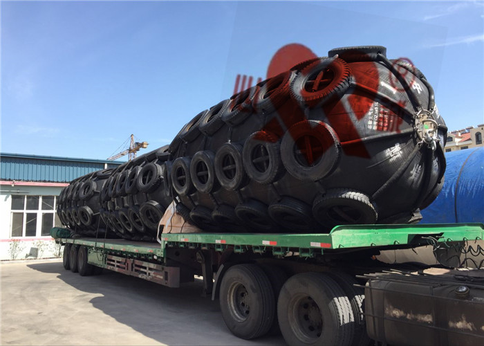 CCS Floating Inflatable Dock Fender With Tyres And Chain Around